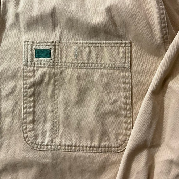 Vintage Tan Greatland Apparel Button Up - Picture 4 of 4